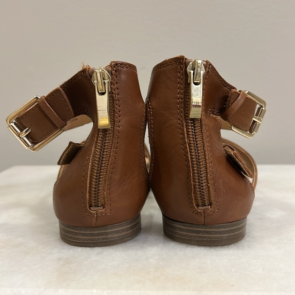 Franco Sarto Leather Sandals - Picture 3 of 5